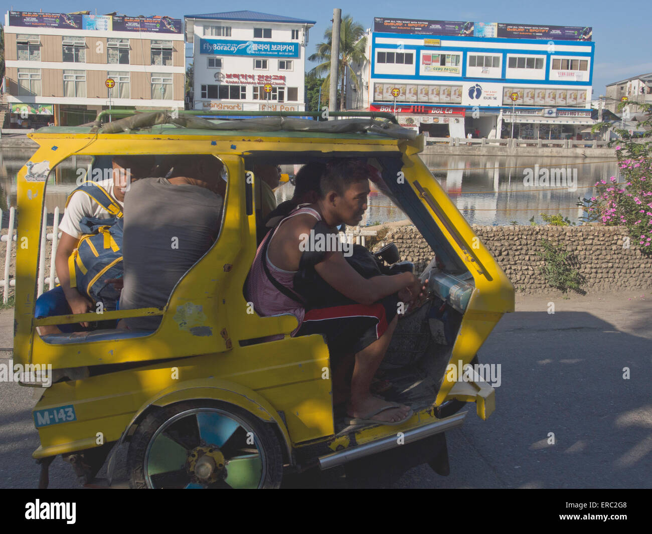 Tricycle taxi in Boracay, Philippines Stock Photo Alamy