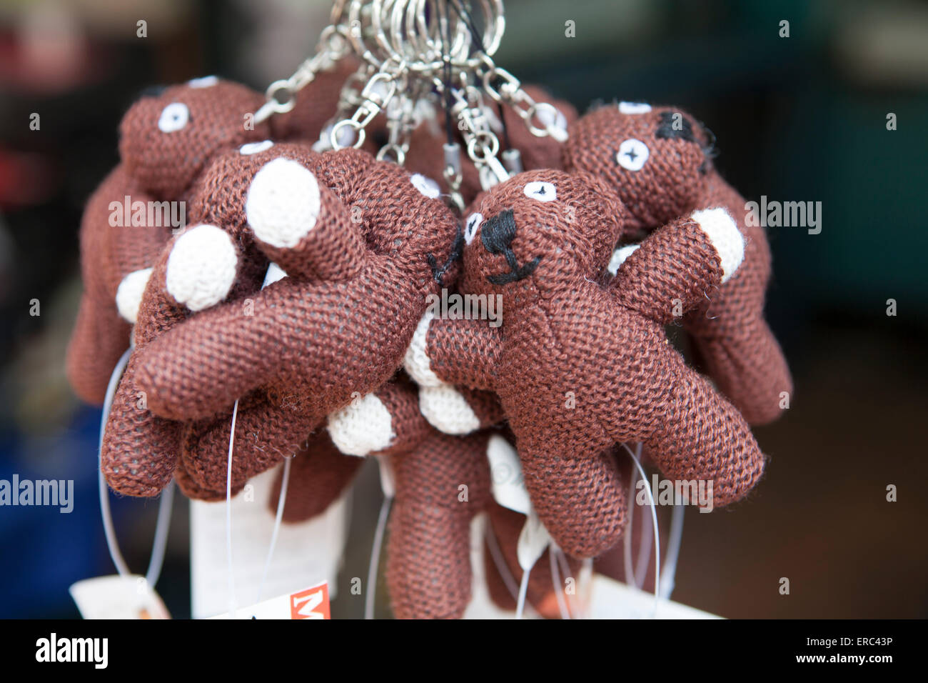 Mr Bean Teddy Bears At A Street Market In Kuala Lumpur Malaysia Stock Photo Alamy