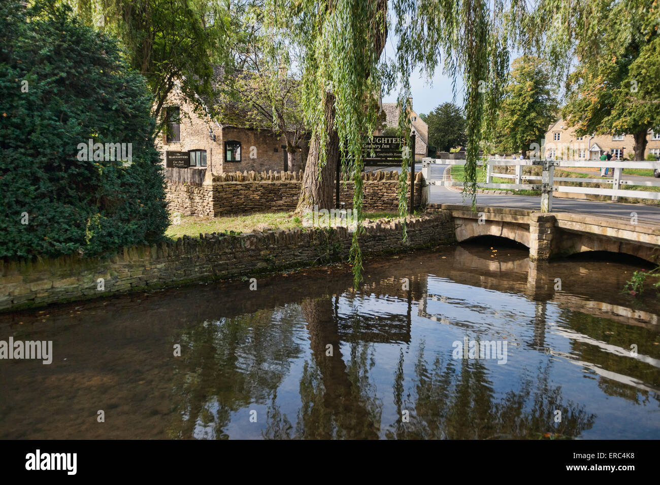 Lower Slaughter, Gloucestershire, England UK Stock Photo - Alamy