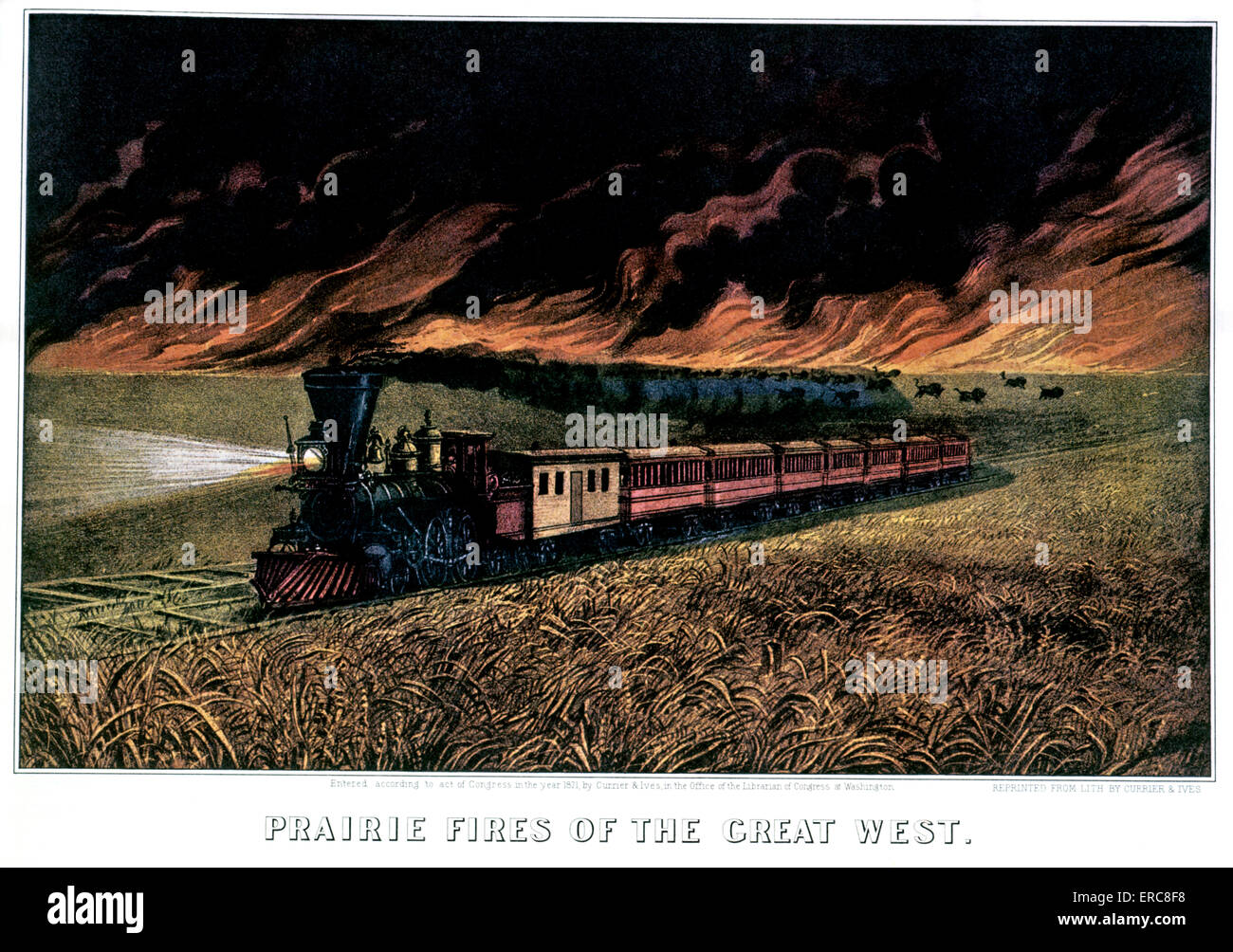 Trains in 1870s hi-res stock photography and images - Alamy