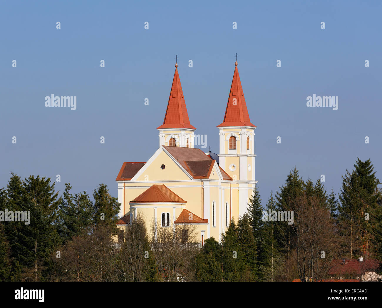 Pilgrimage church Maria Schnee, Kaltenberg, Bucklige Welt, Industrial Quarter, Lower Austria, Austria Stock Photo
