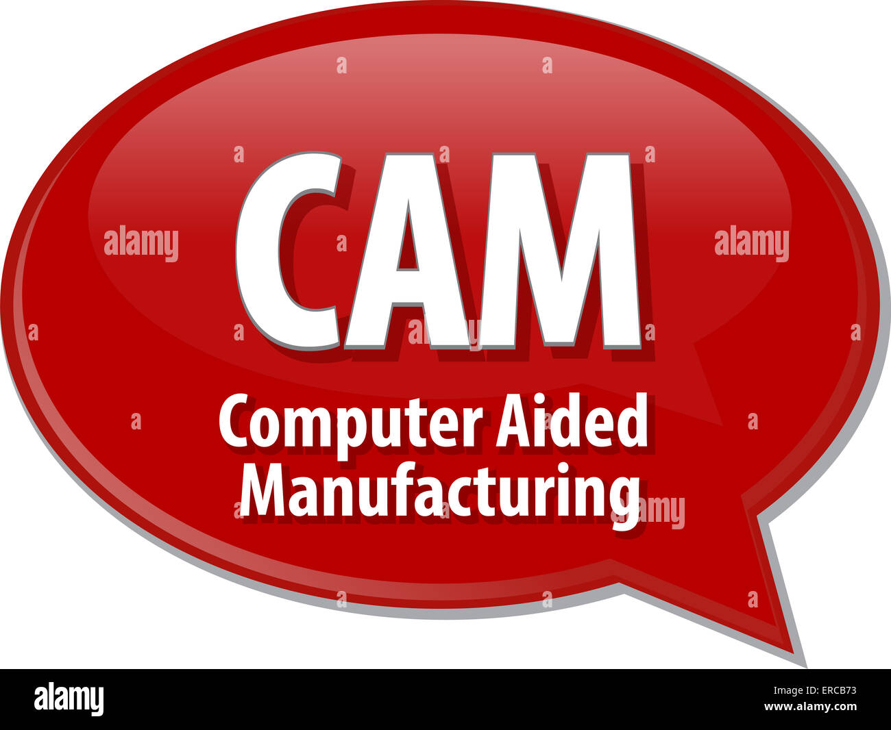 Speech bubble illustration of information technology acronym