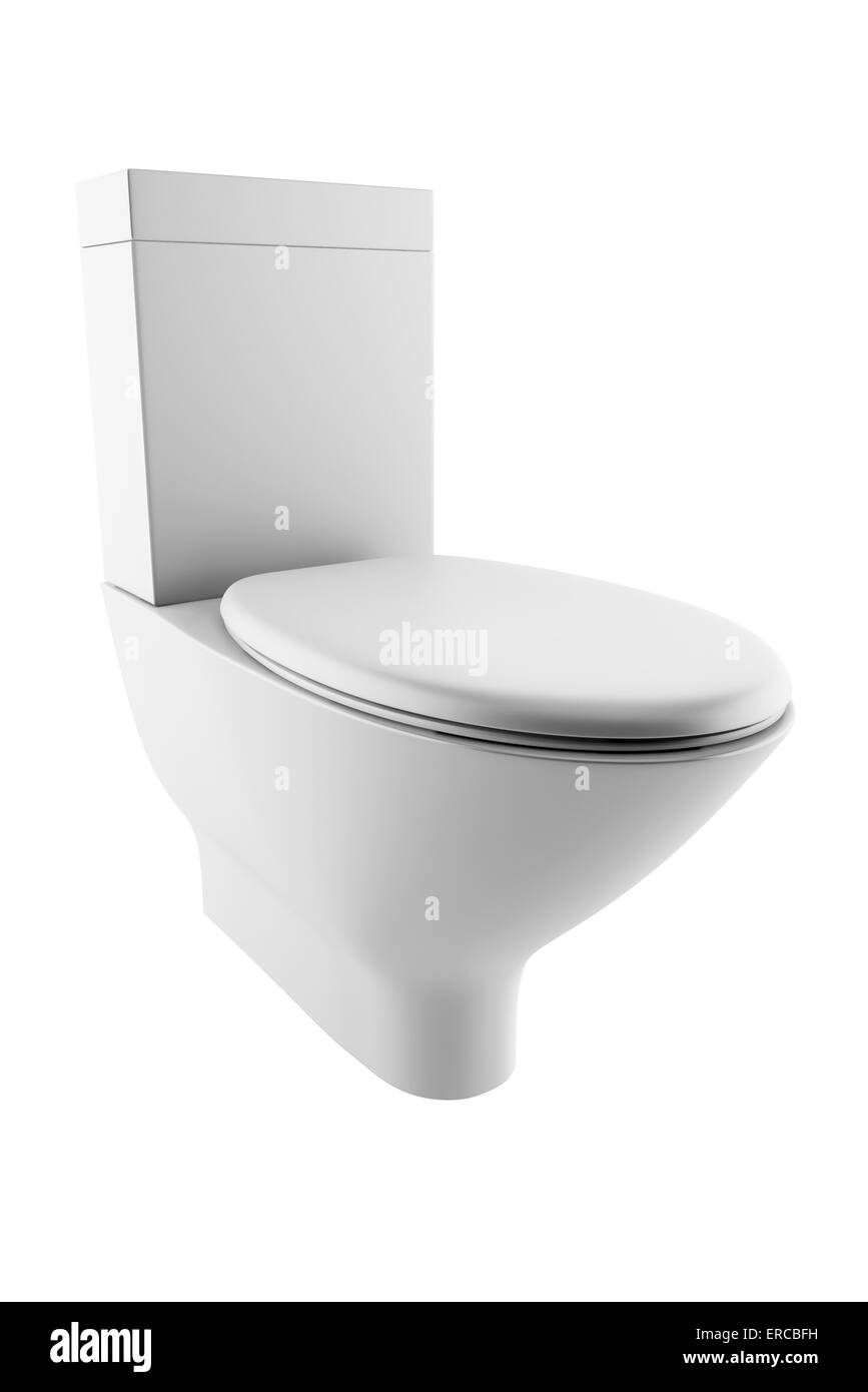 toilet bowl isolated on white background Stock Photo Alamy