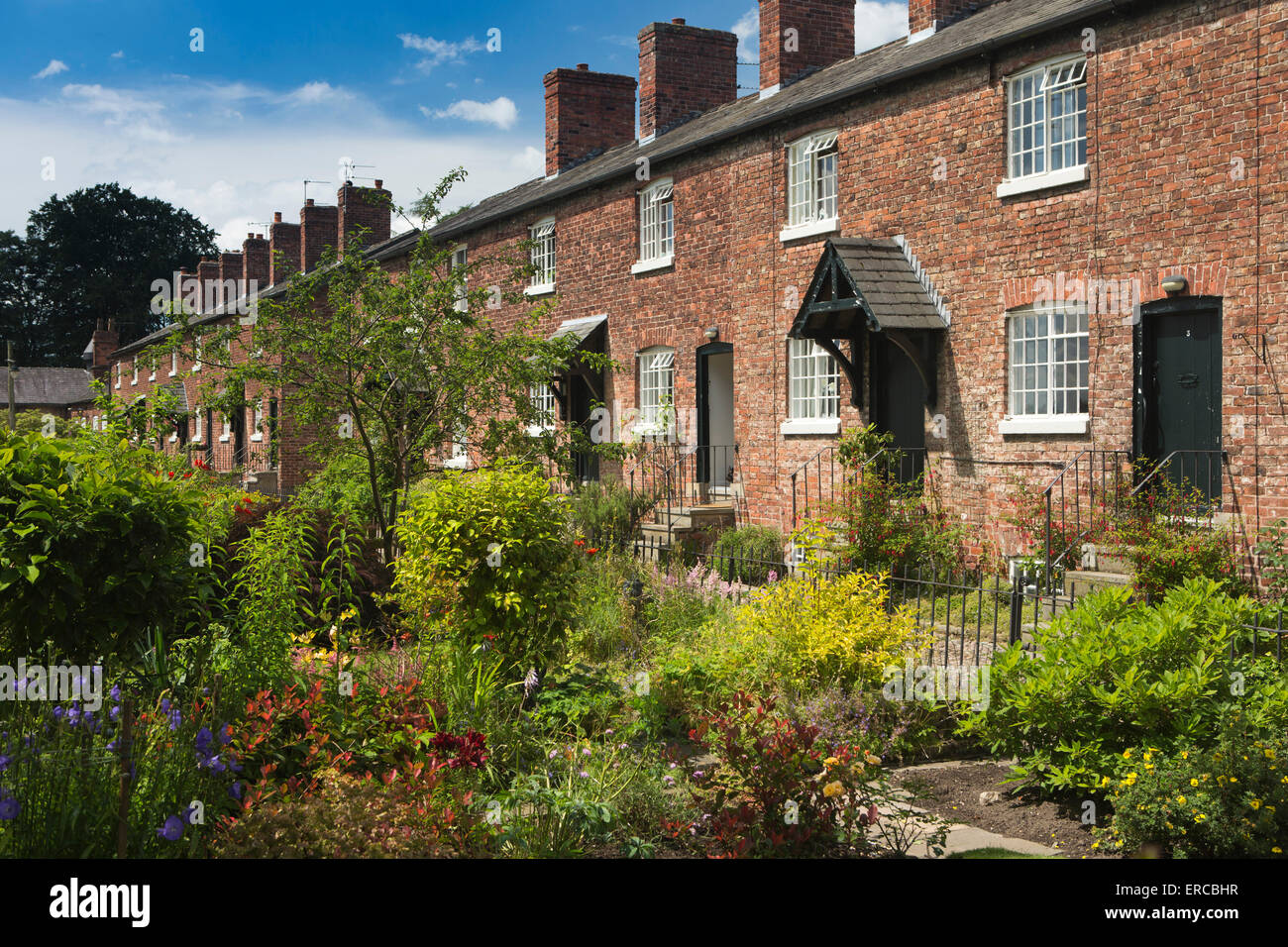 Industrial revolution terrace housing High Resolution Stock Photography