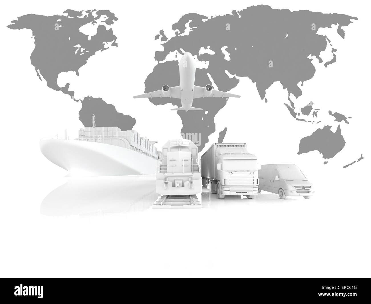 Different types of transport Cut Out Stock Images & Pictures Alamy