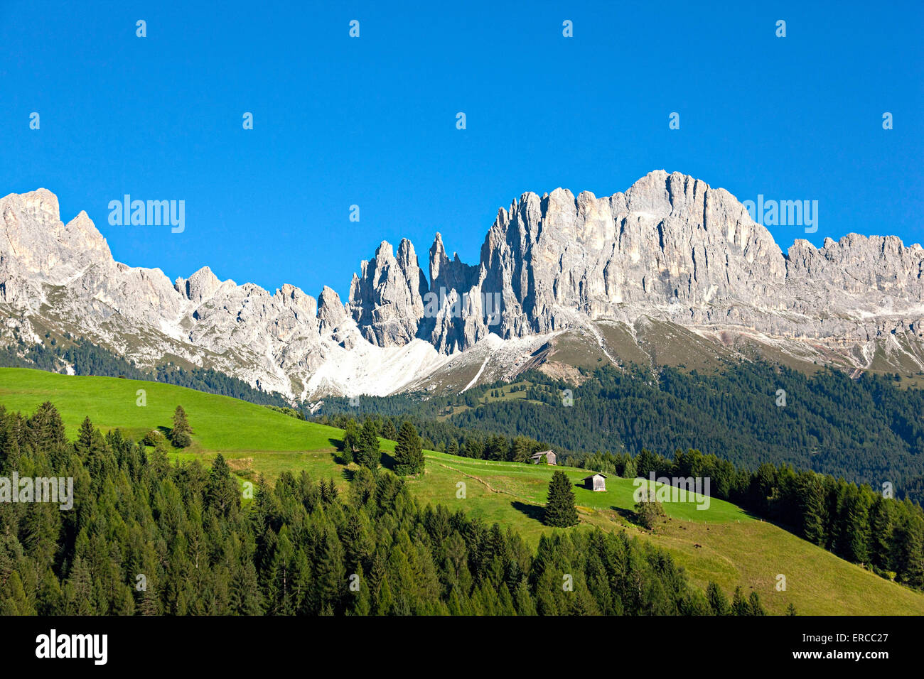 Rose Garden Mountain group, Tiers,Tires, Alto Adige, South Tyrol, Italy ...