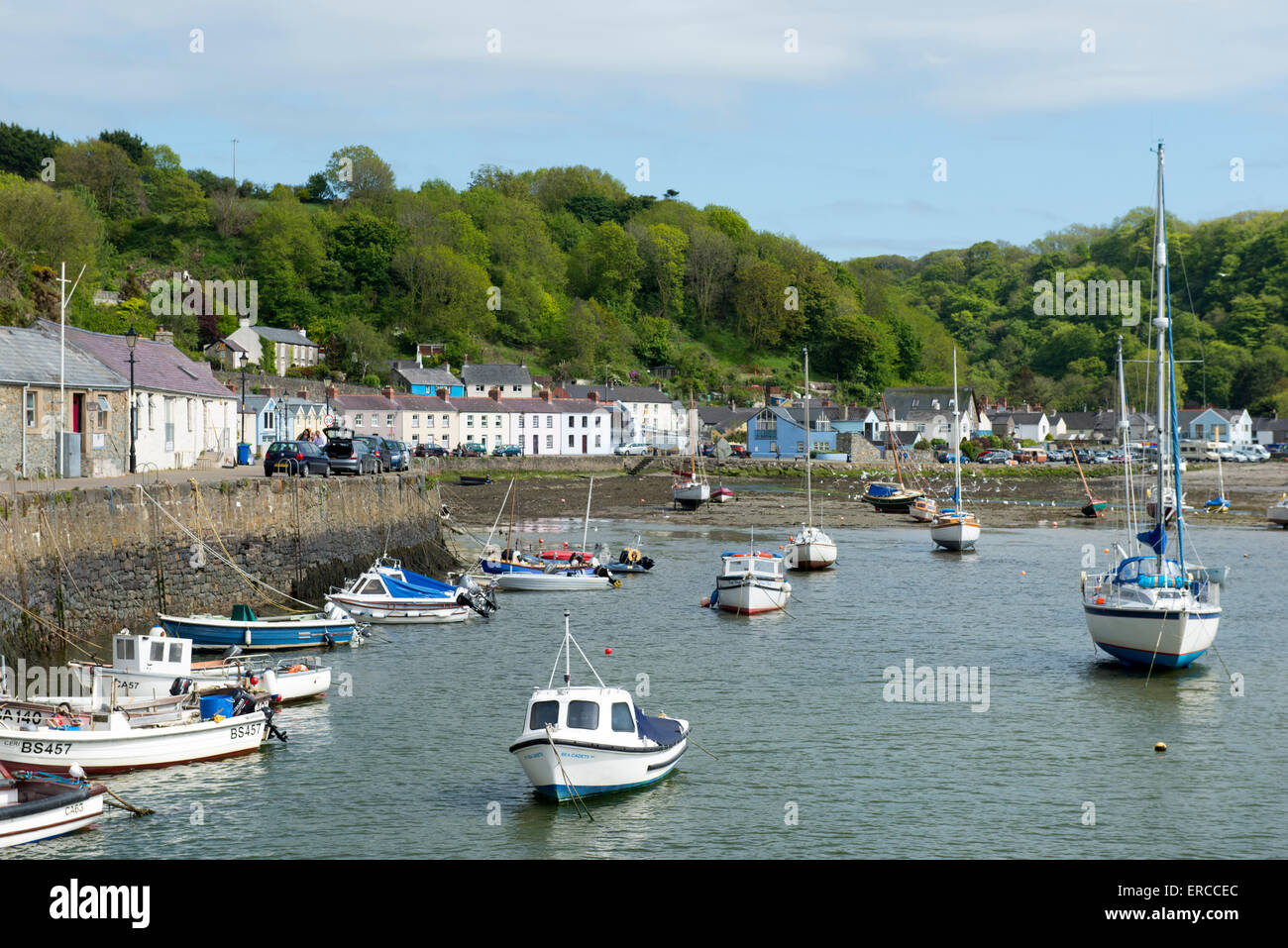 Lower Fishguard, Pembrokeshire Wales Stock Photo Alamy