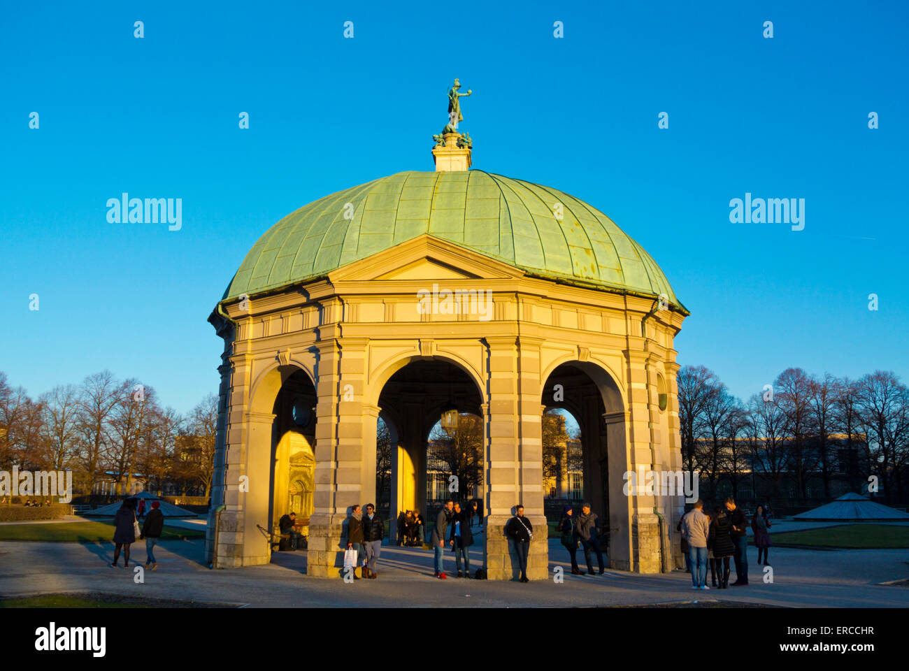 Temple of Diana, Hofgarten, Court Garden, Munich, Bavaria, Germany Stock Photo