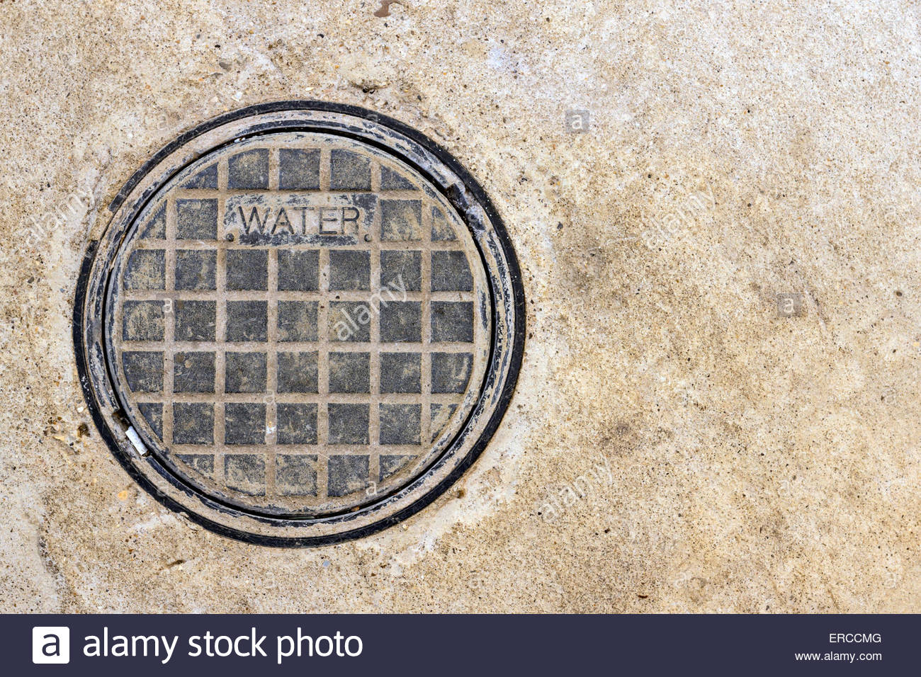 Water Meter Cover UK Stock Photo 83251968 Alamy
