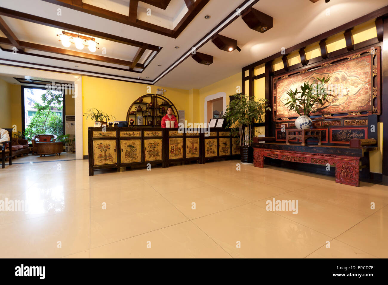 yangshuo hotel in china Stock Photo