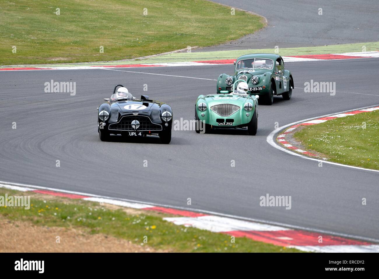 Brands Hatch Historic masters classic  car auto racing Stock Photo