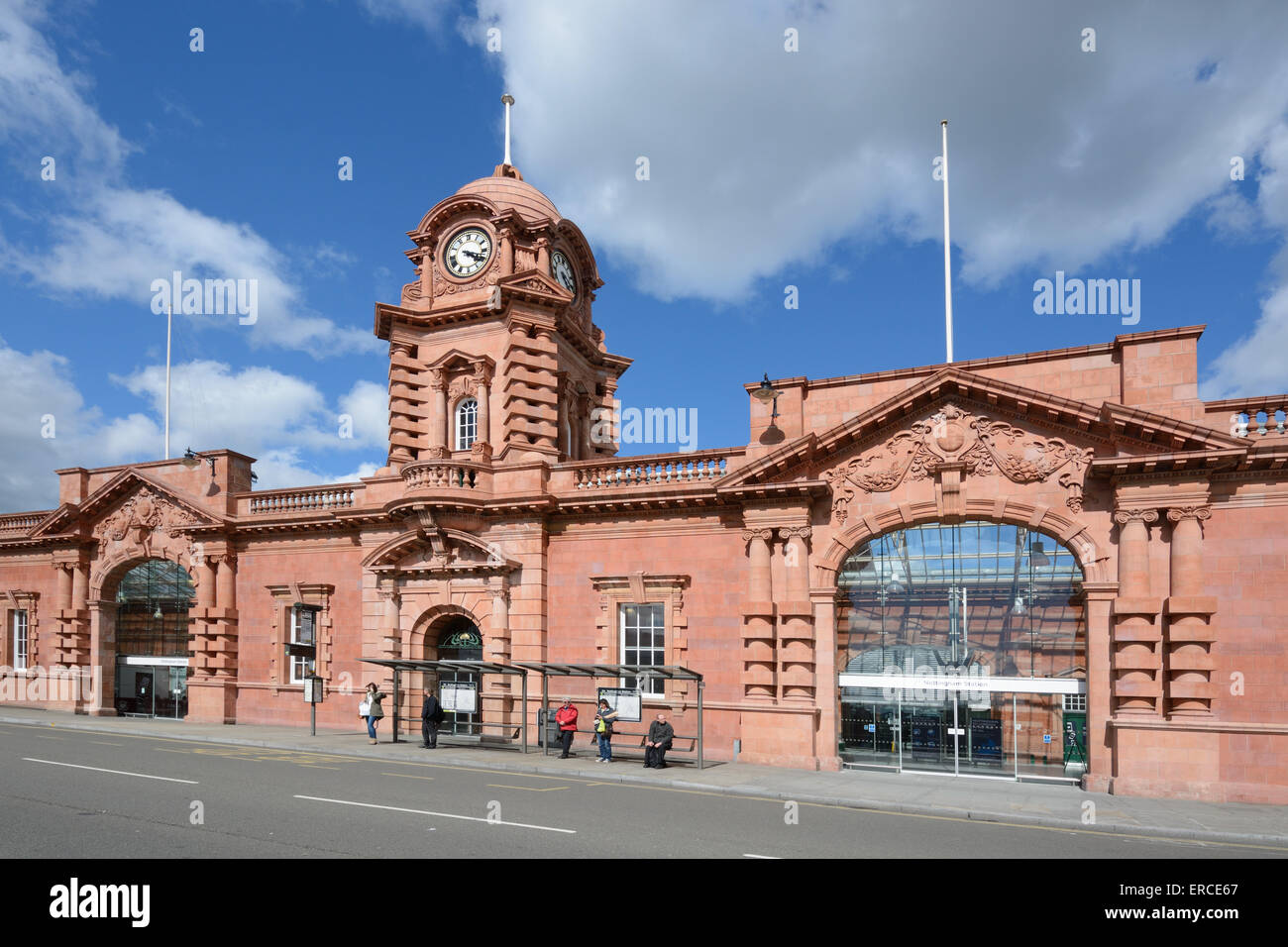 Nottingham Railway Station, recently refurbished. Nottingham, England. Stock Photo