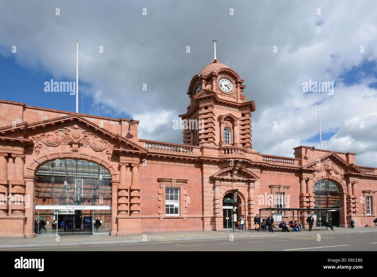 Nottingham Railway Station, recently refurbished. Nottingham, England. Stock Photo