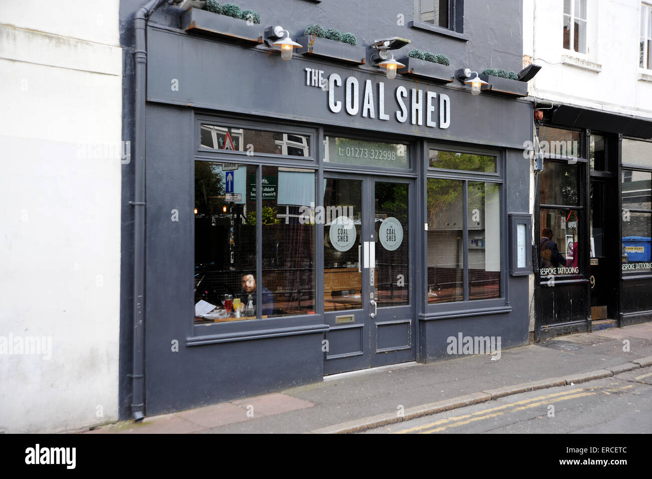 The Coal Shed restaurant in Boyces Street Brighton UK Stock Photo