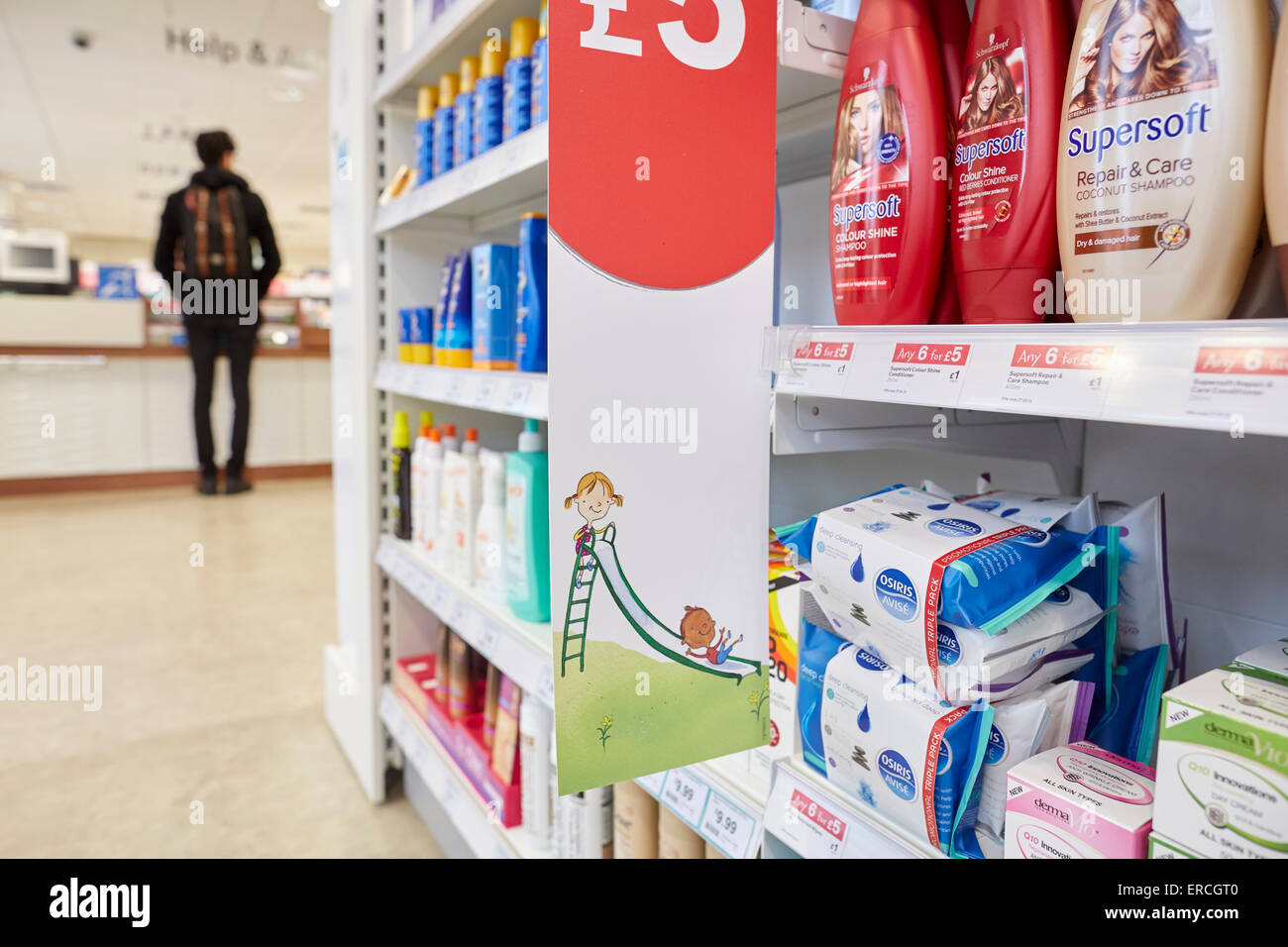 Previously known as the Co-operative Pharmacy Well Pharmacy at Gorse Stacks Integrated Care Centre, Delamere Street, Chester.  S Stock Photo