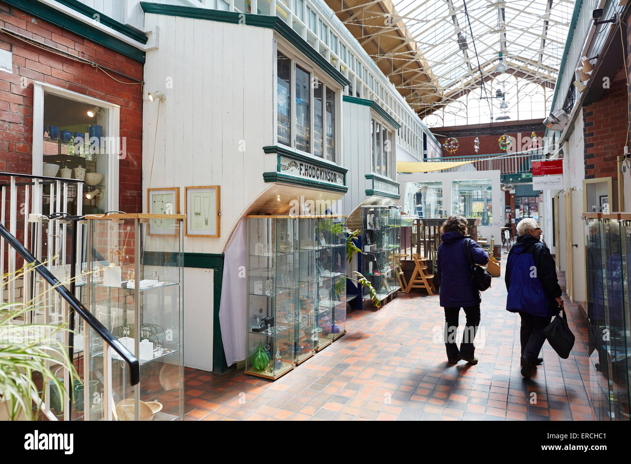 Manchester Craft Centre on Oak Street Manchester city centre Northern Quarter area.  A victorian former fish and poultry market Stock Photo