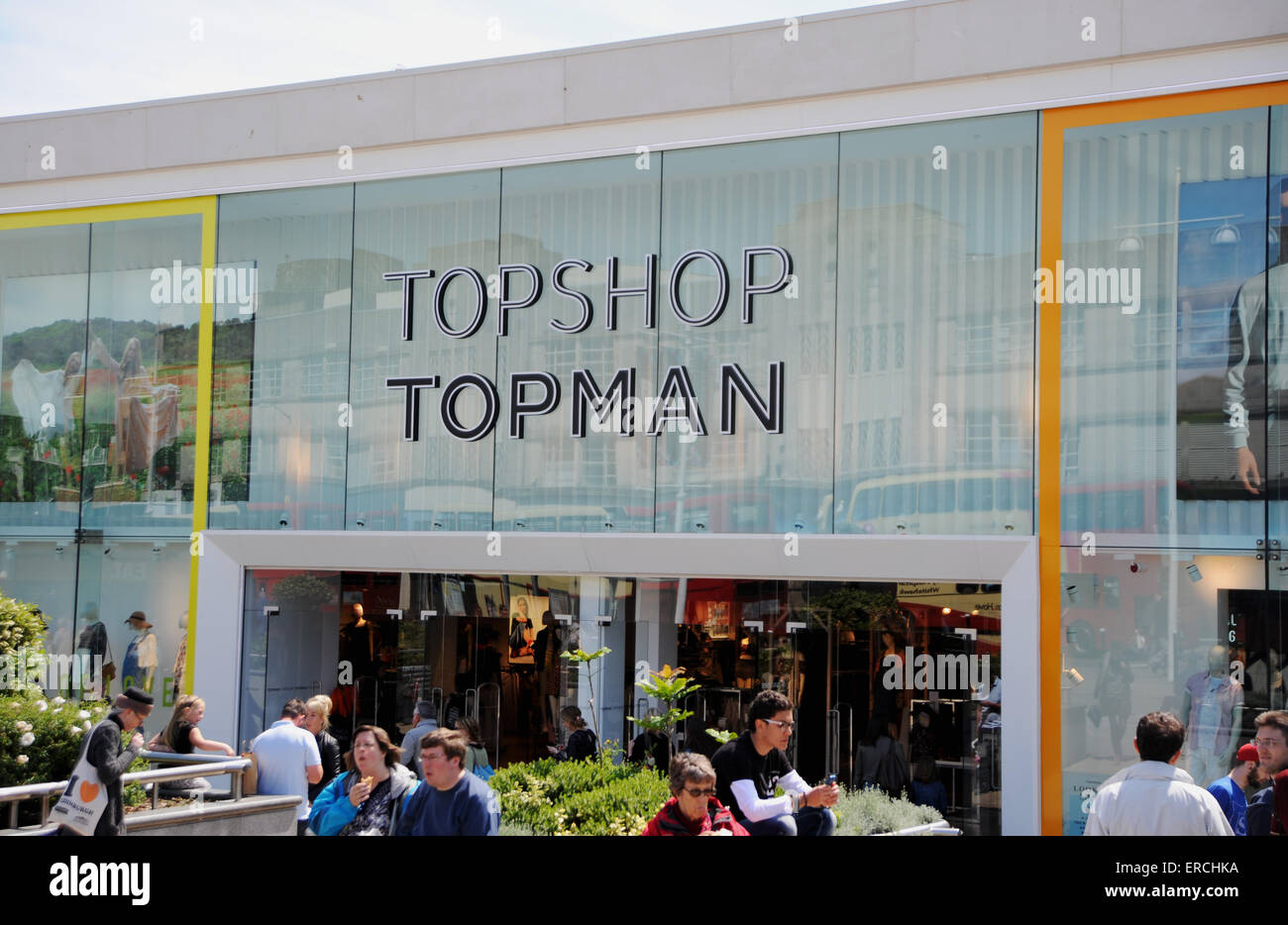 Topman and Topshop fashion stores Churchill Square Brighton UK Stock Photo  - Alamy
