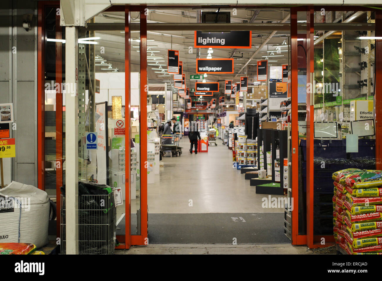 B&Q DIY store Stock Photo