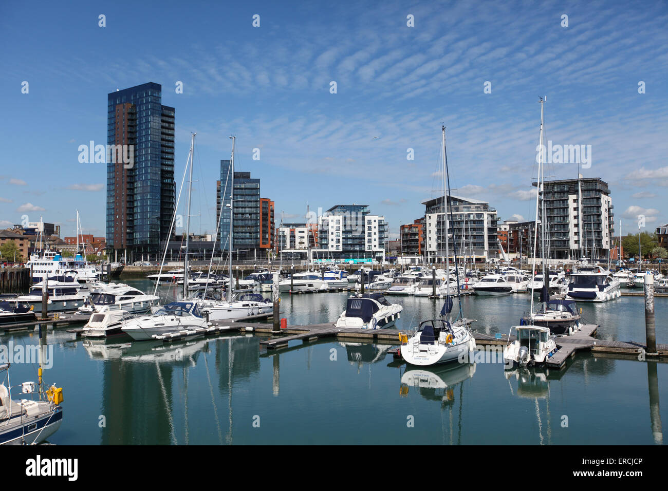 Ocean Village Marina Southampton including the new Admiral's Quay