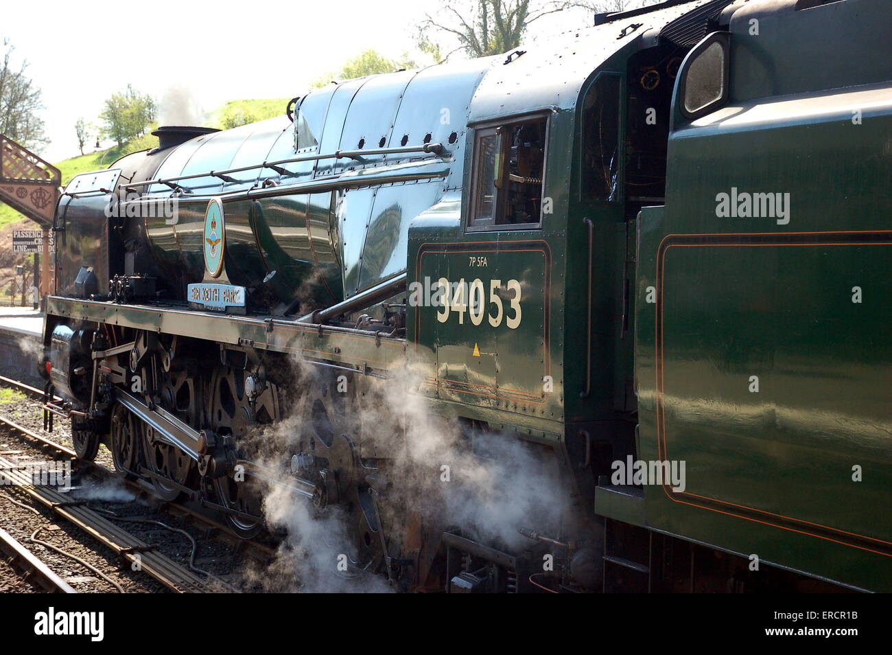 Taken at the Severn Valley Railway at Bridgnorth in Shropshire. Stock Photo