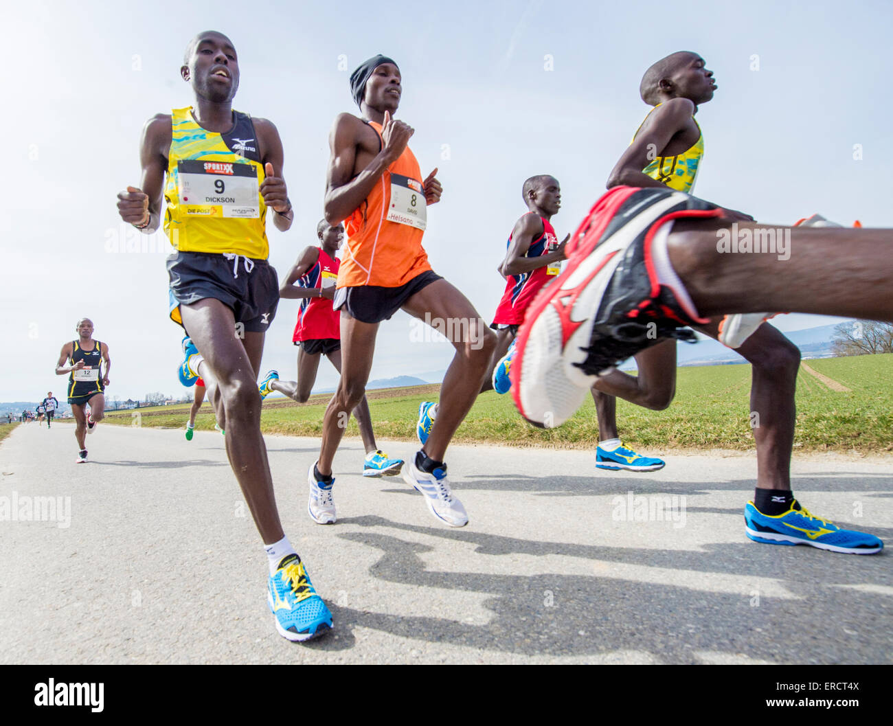 Man long-distance running race Stock Photo - Alamy