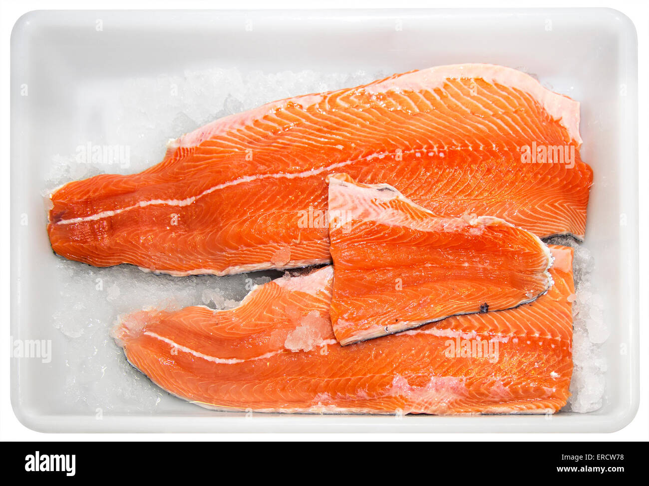 Salmon sale in fish market hires stock photography and images Alamy