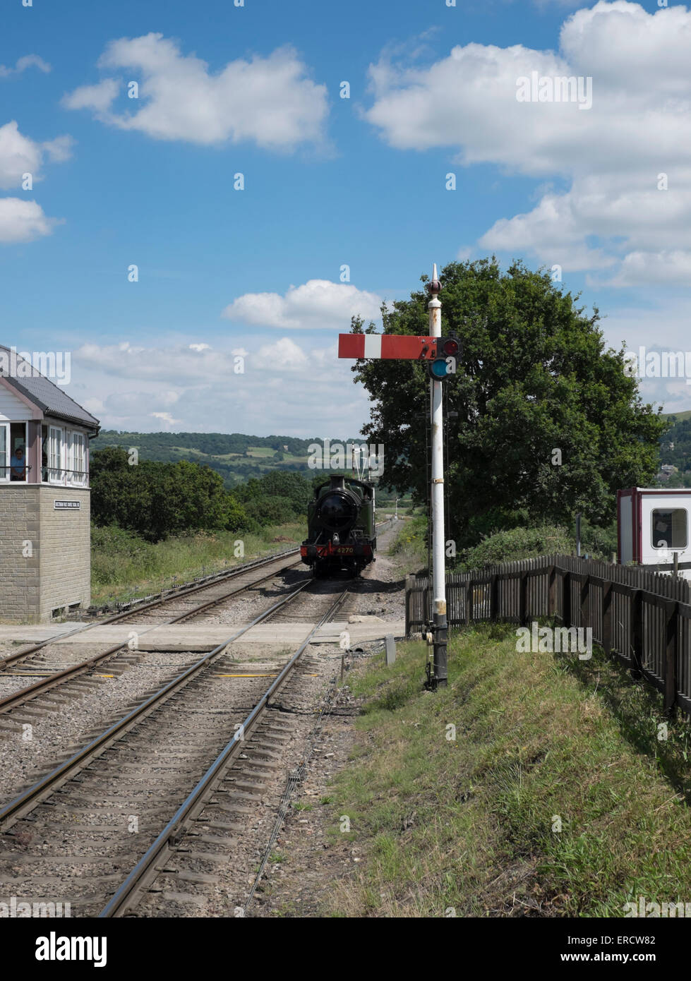 The Gloucestershire Warwickshire Railway at Cheltenham Race Course
