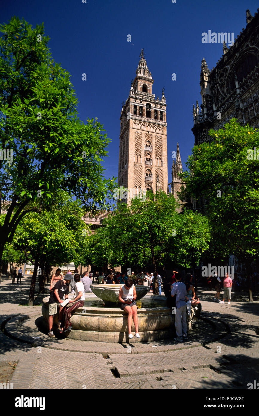 Spain, Seville, Giralda cathedral Stock Photo