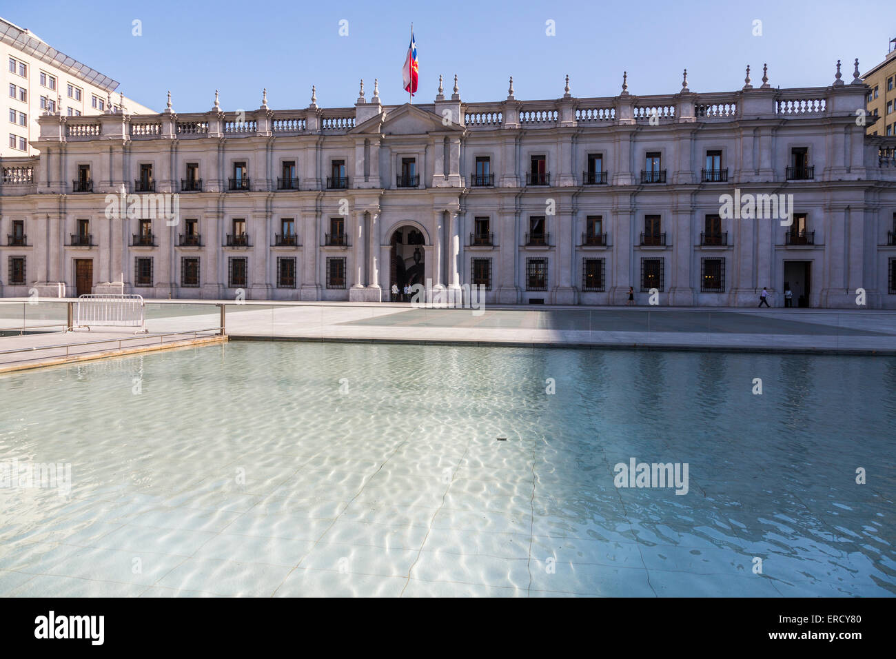 Palacio de La Moneda (Coin Palace), Santiago, Chile Stock Photo