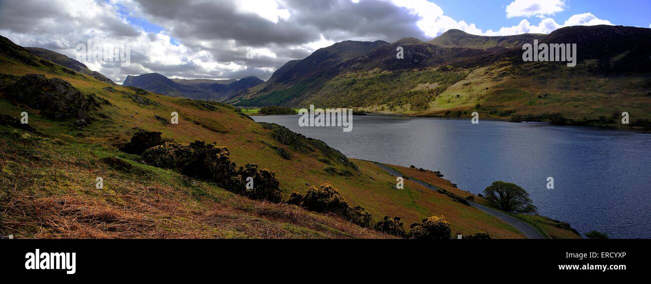 Storm clouds over the Buttermere Fells Stock Photo - Alamy