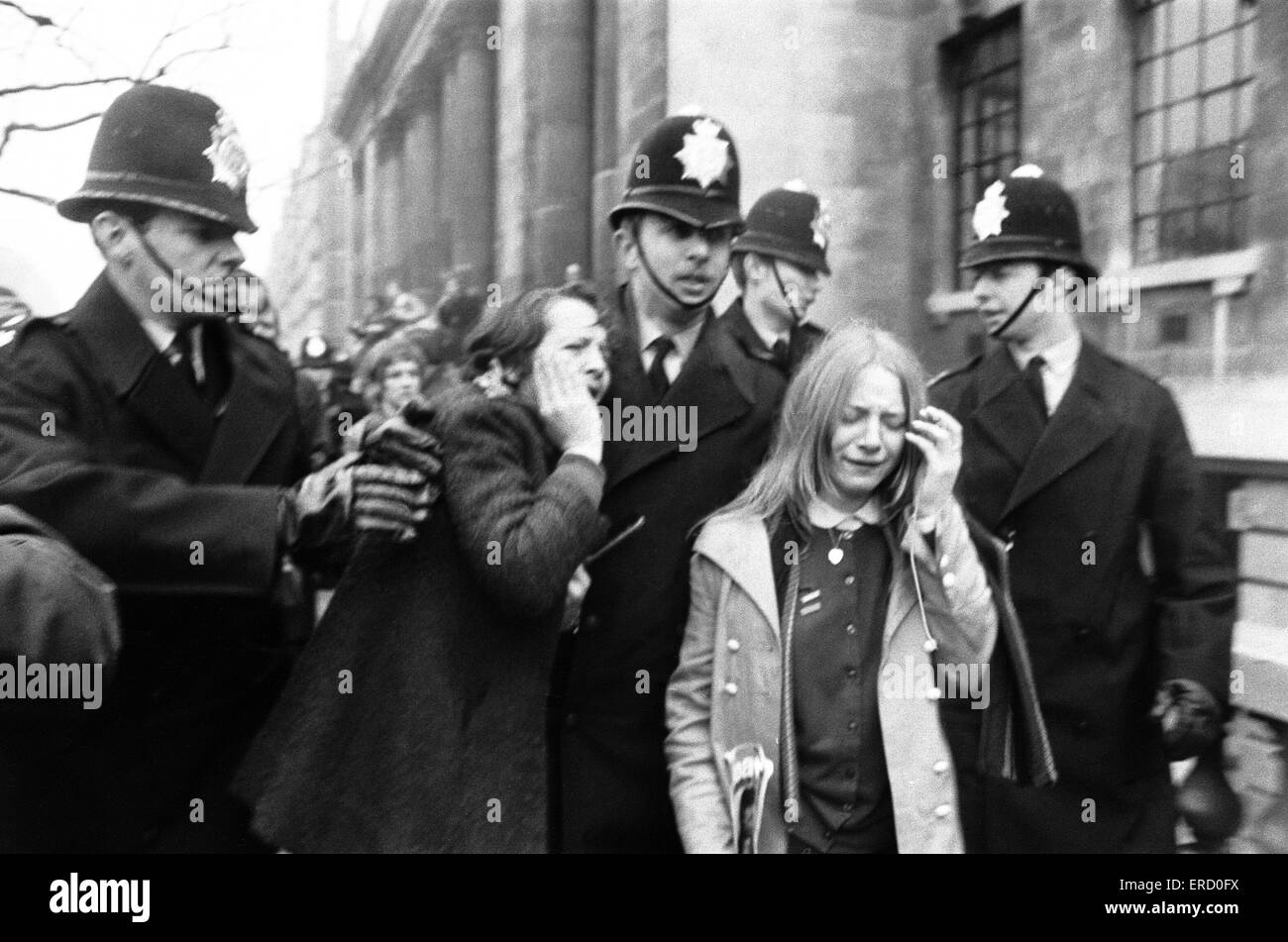 Civil Wedding of Paul McCartney & Linda Eastman, Marylebone Register Office, London, 12th March 1969. Stock Photo