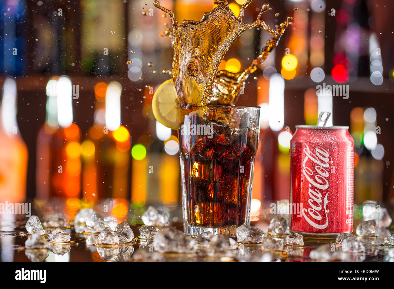 Coca cola glass hi-res stock photography and images - Alamy