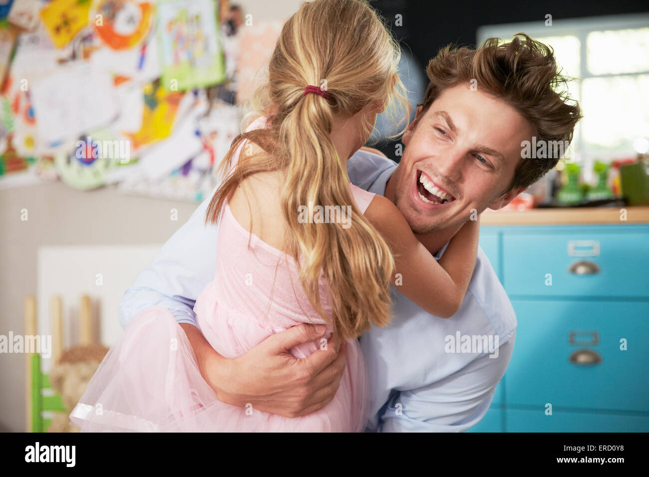 Father daughter returning home from hi-res stock photography and images -  Alamy