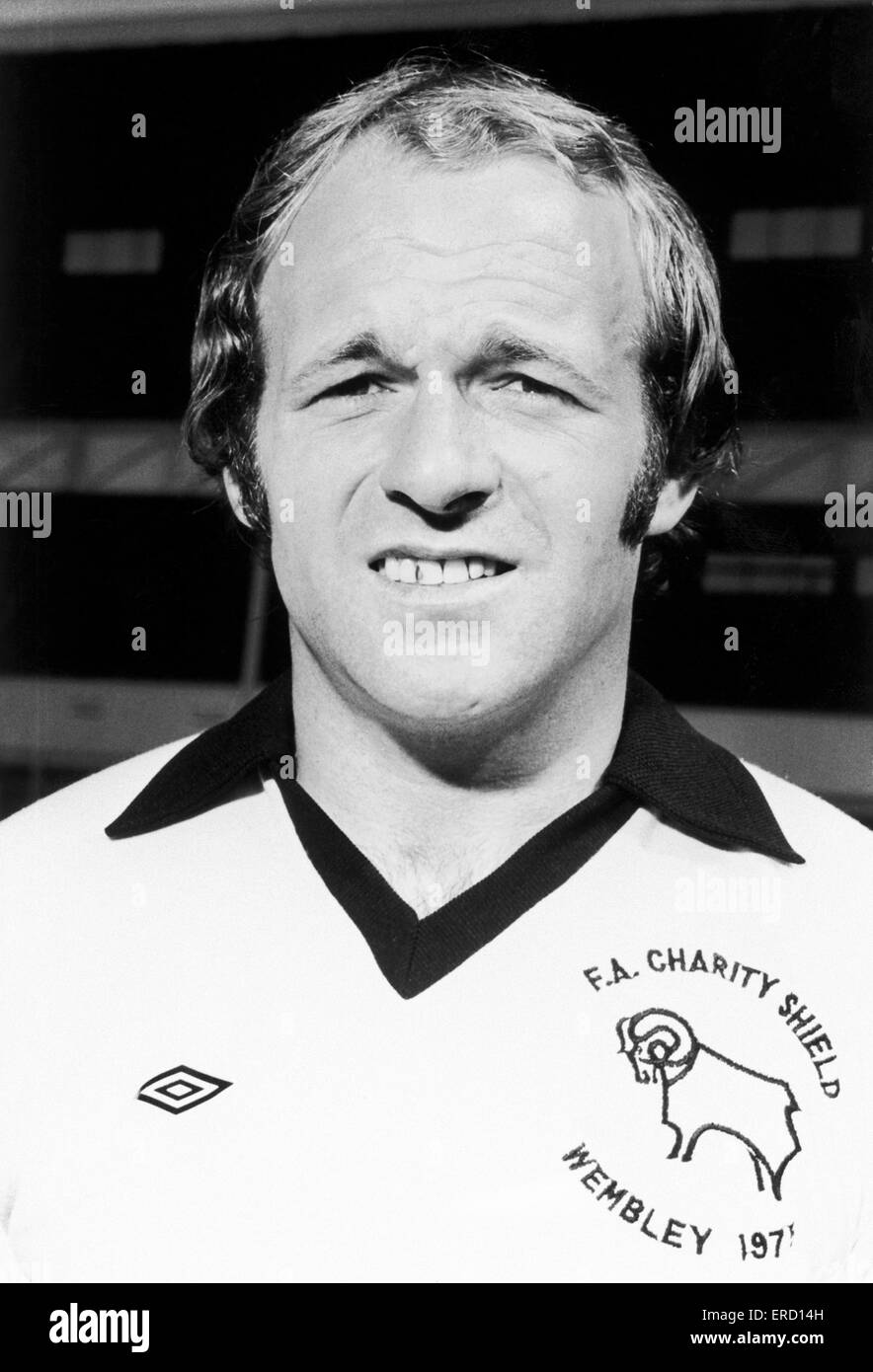 Derby County footballer Archie Gemmill at pre-season photocall. August 1975. Stock Photo