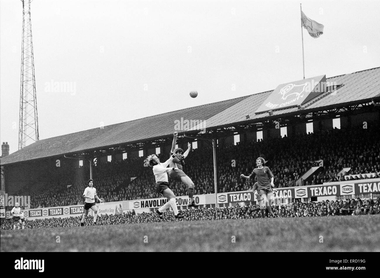 English League Division One match at the Baseball Ground. Derby Stock Photo  - Alamy