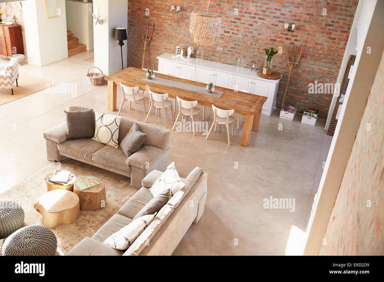 Empty living room Stock Photo