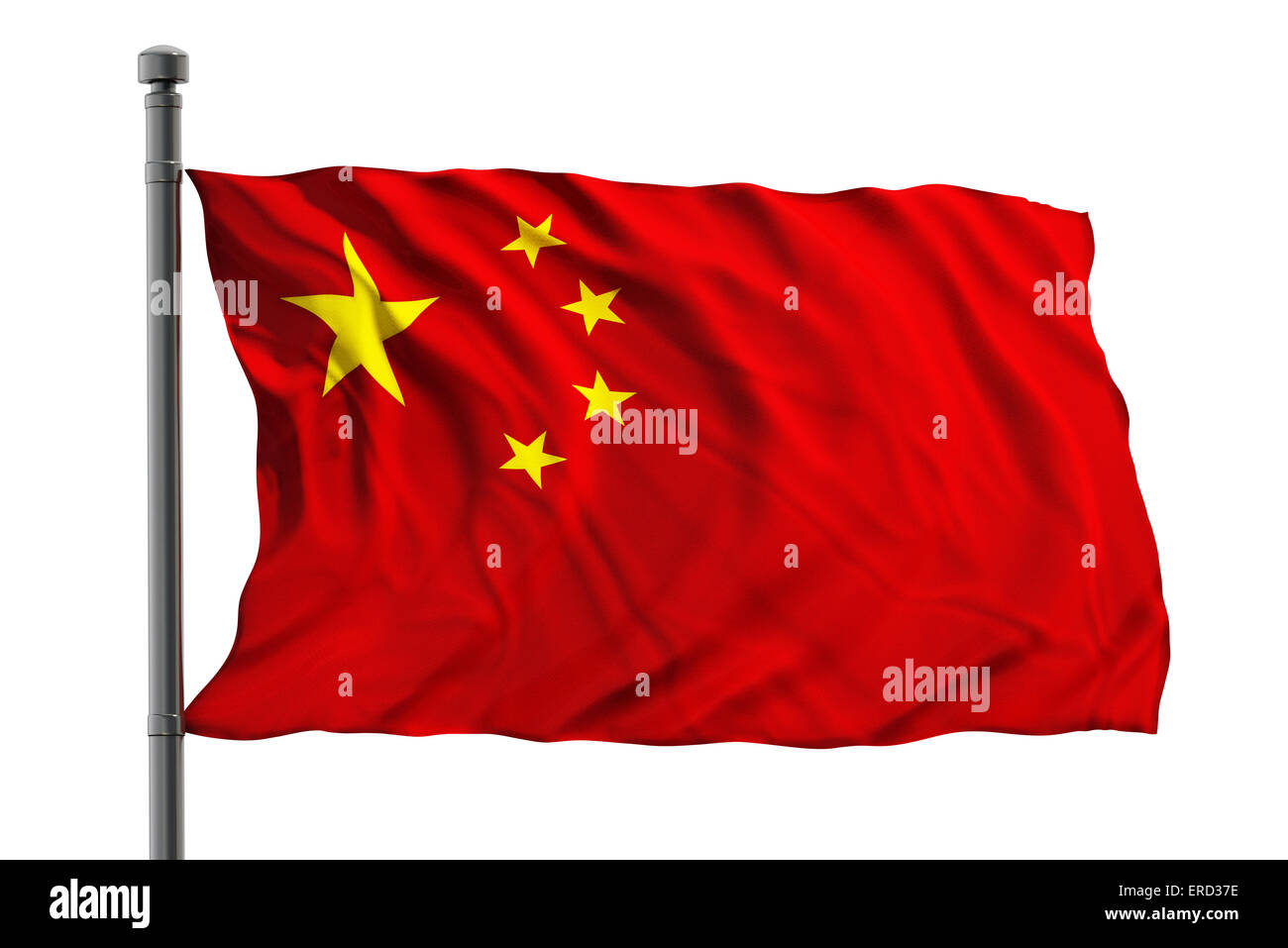 White china flag hi-res stock photography and images - Alamy