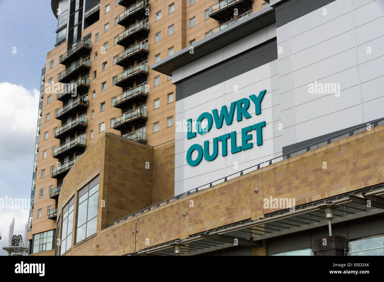 The Lowry Outlet Shopping Mall in MediaCity, Salford Quays. Stock Photo