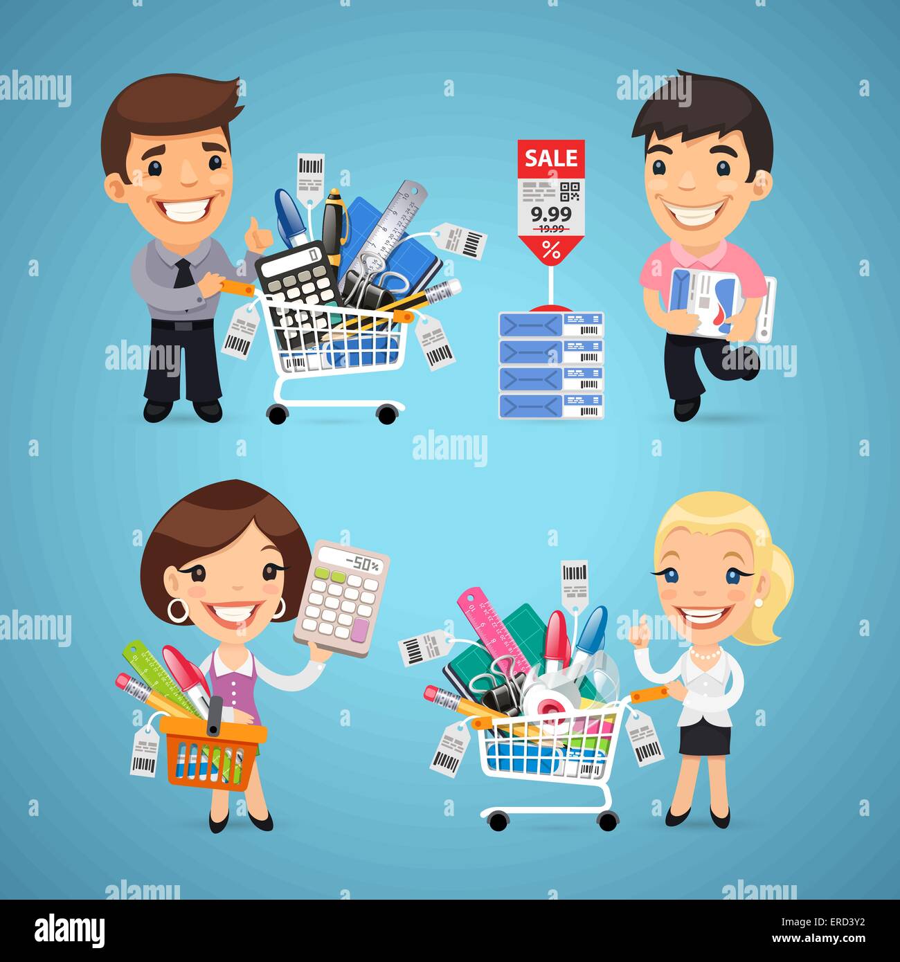 Stationery Store Clipart