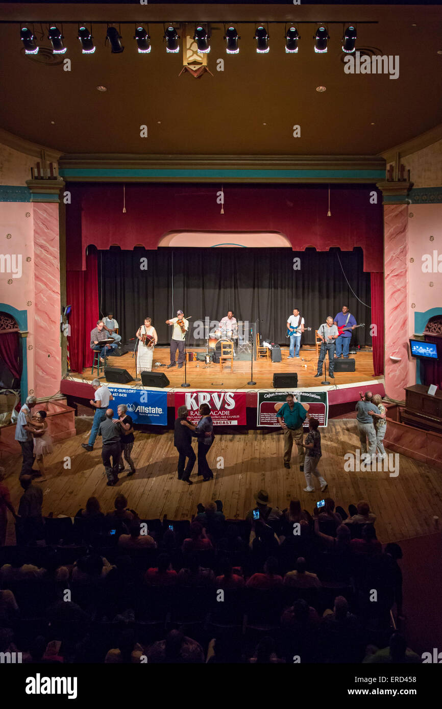 Eunice, Louisiana "Rendezvous des Cajuns," a live radio show