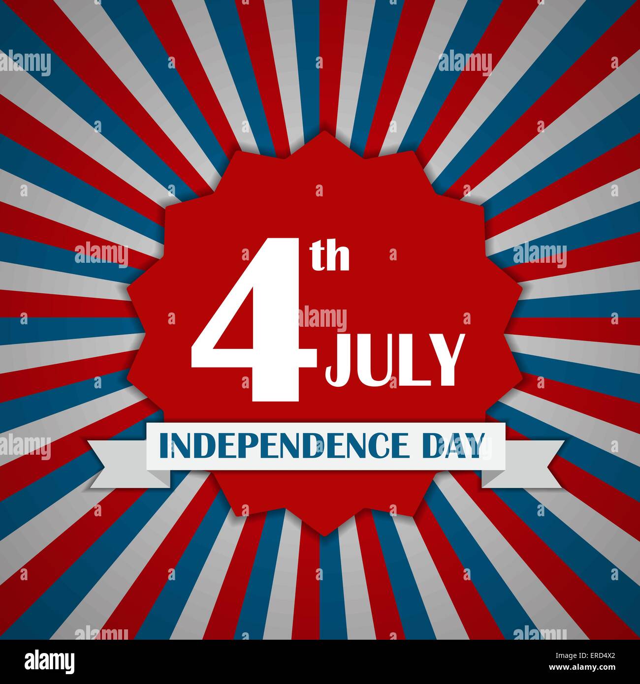 Independence Day Poster Vector Illustration Stock Vector Image & Art ...