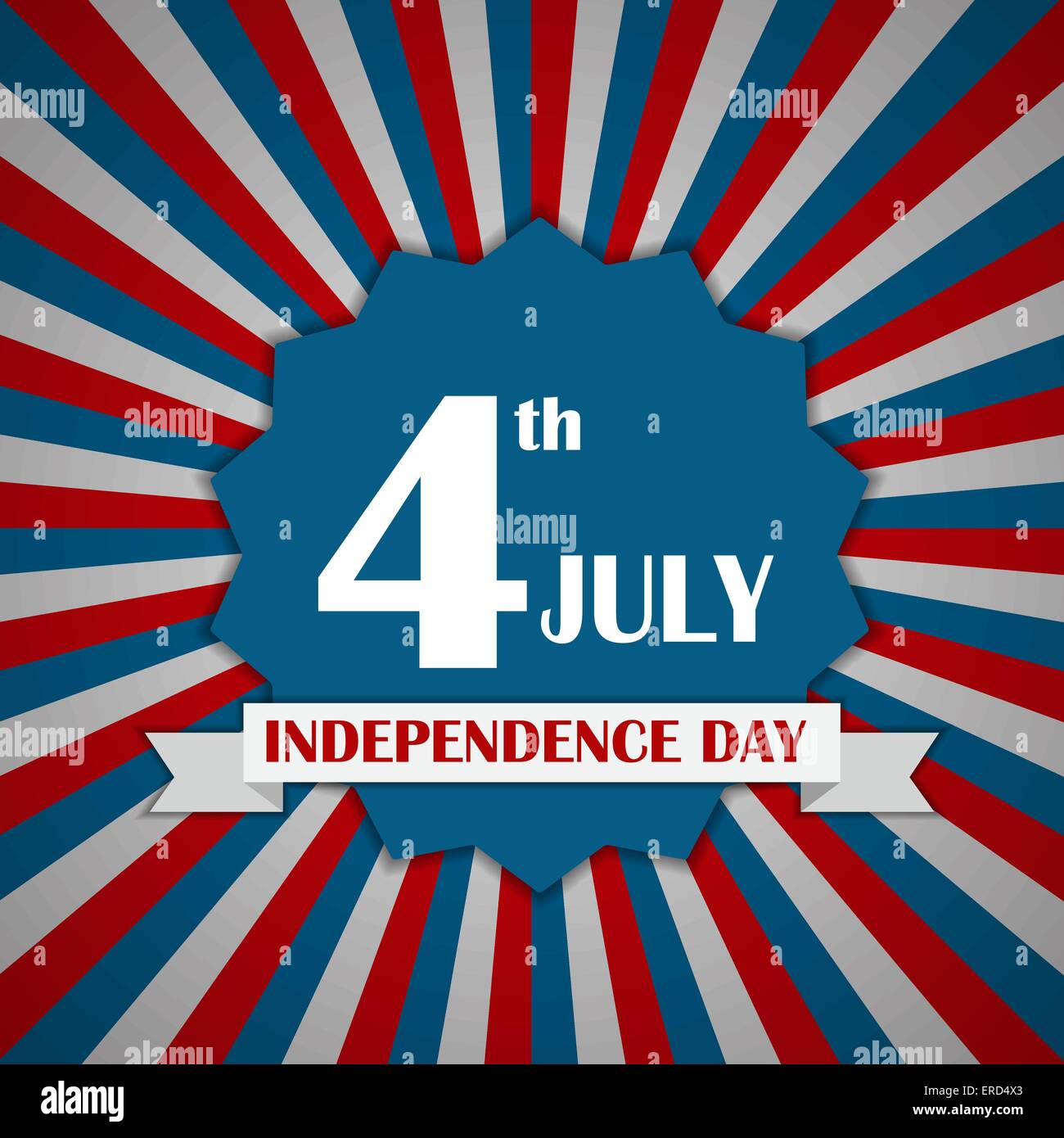 Independence Day Poster Vector Illustration Stock Vector Image & Art ...