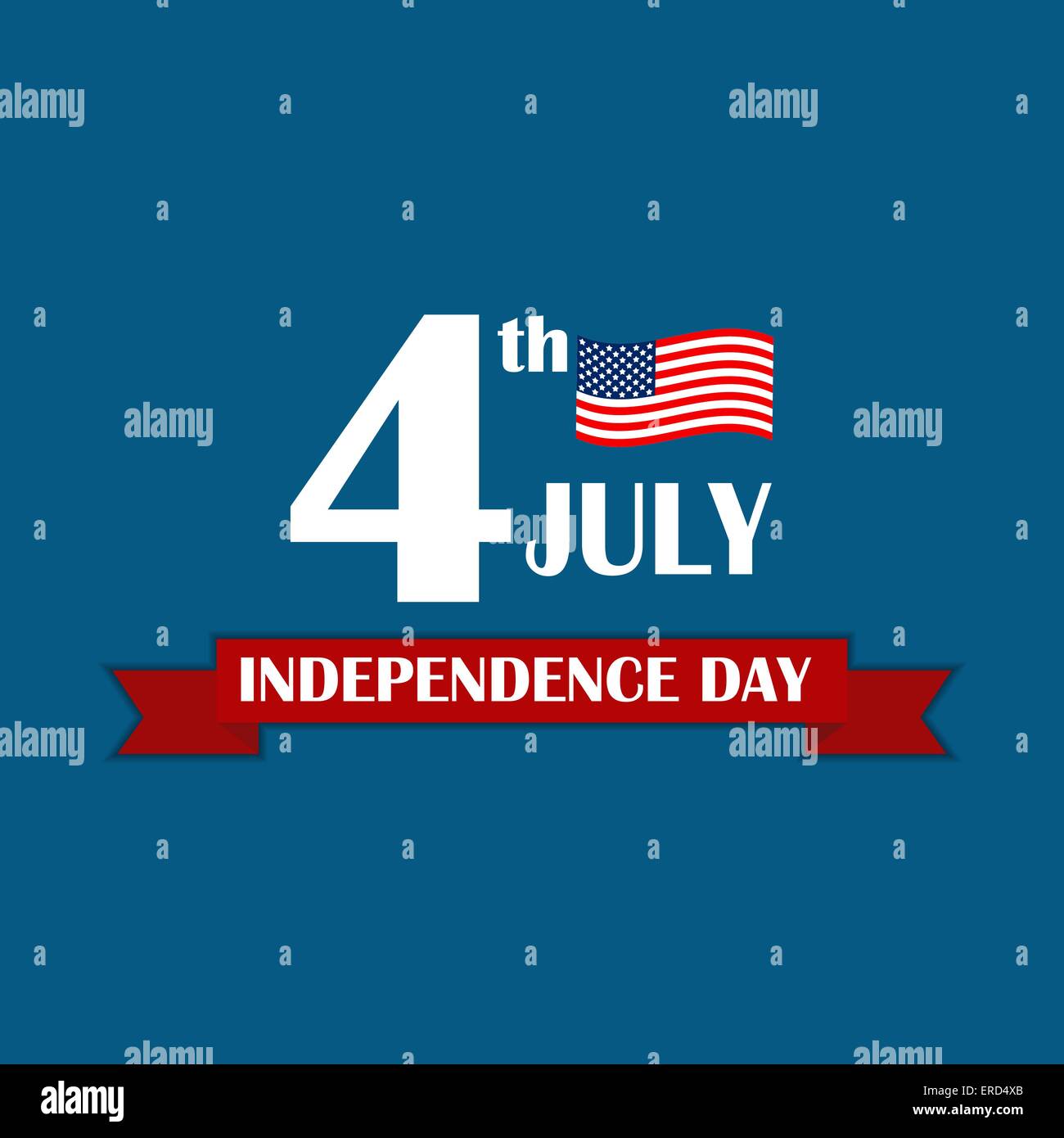 Independence Day Poster Vector Illustration Stock Vector Image & Art ...