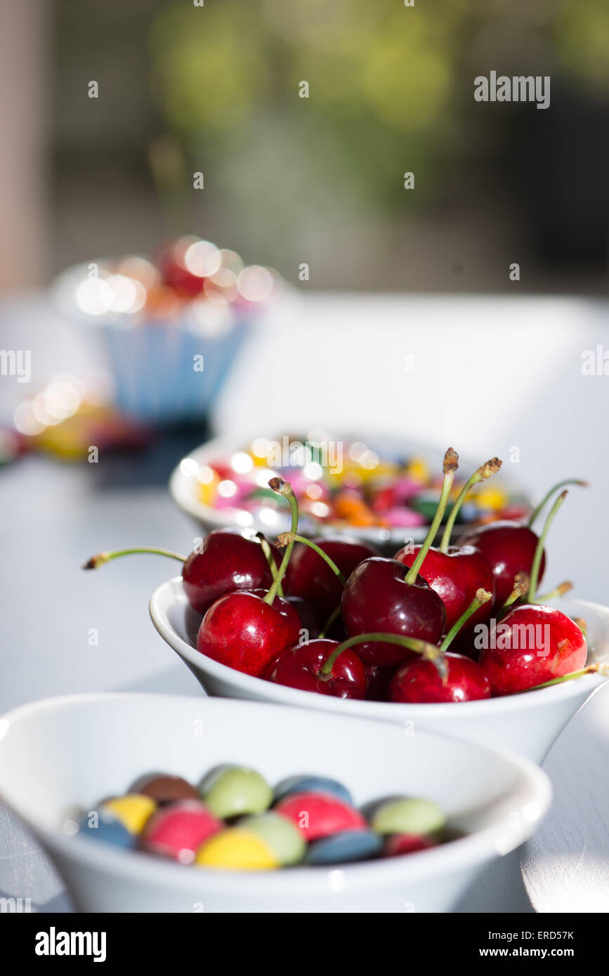 fruit vs candy, health Stock Photo Alamy