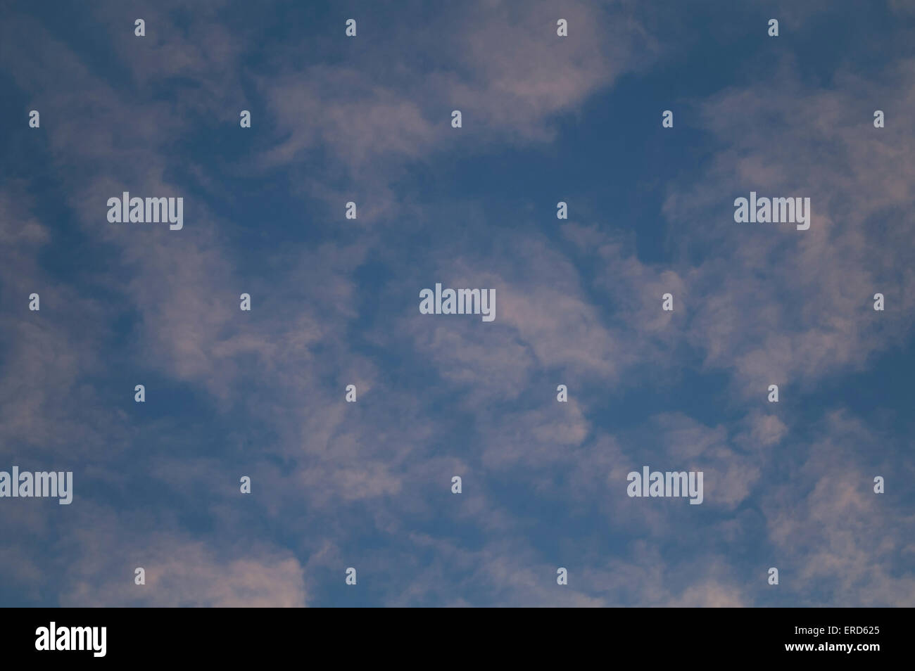 Altocumulus clouds on a summer's evening Stock Photo - Alamy