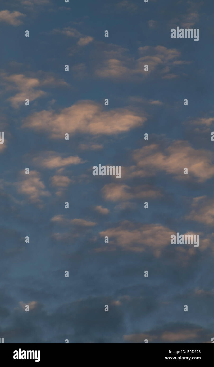 Altocumulus clouds on a summer's evening Stock Photo - Alamy