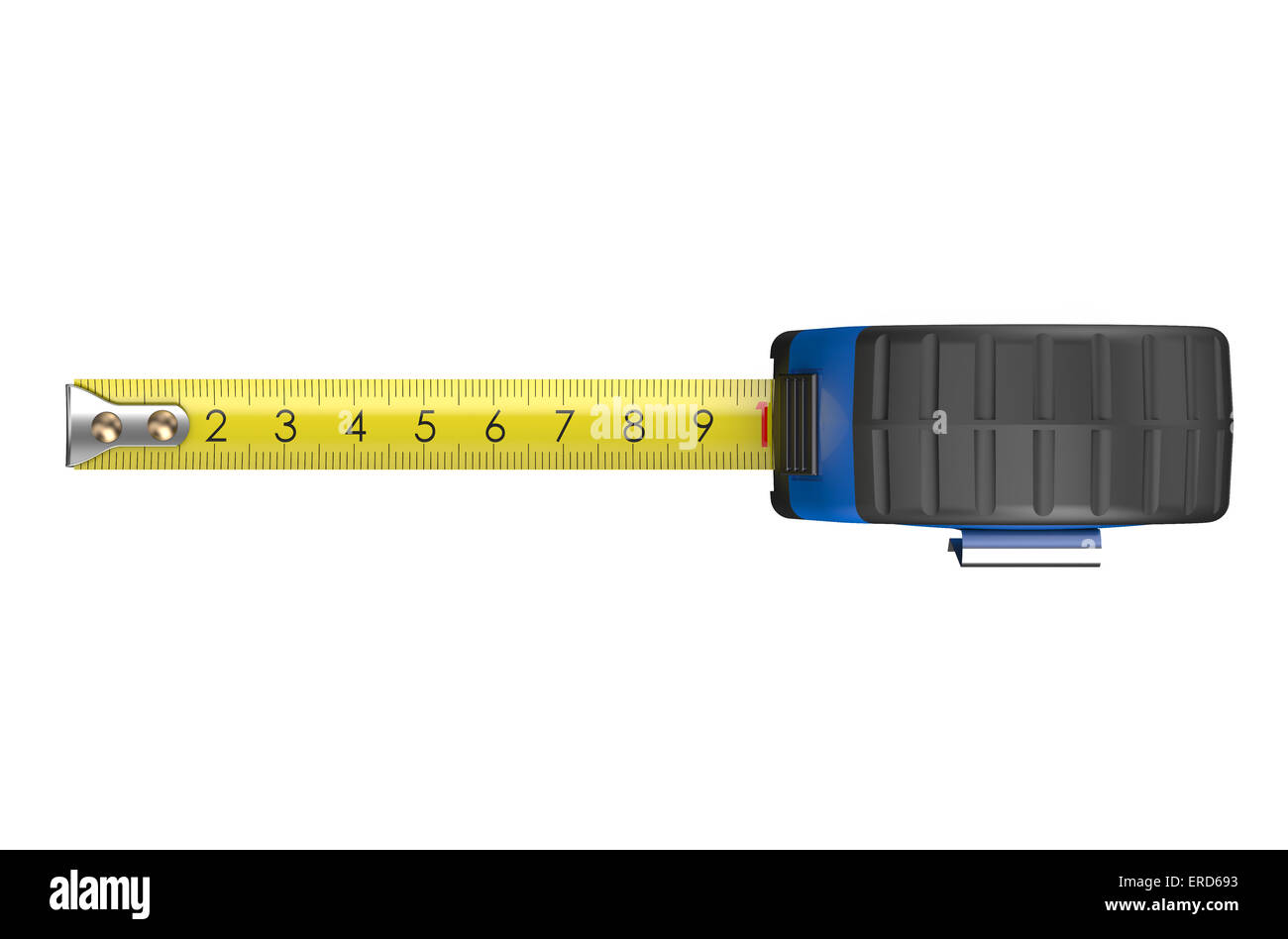 measuring tape isolated on white background Stock Photo