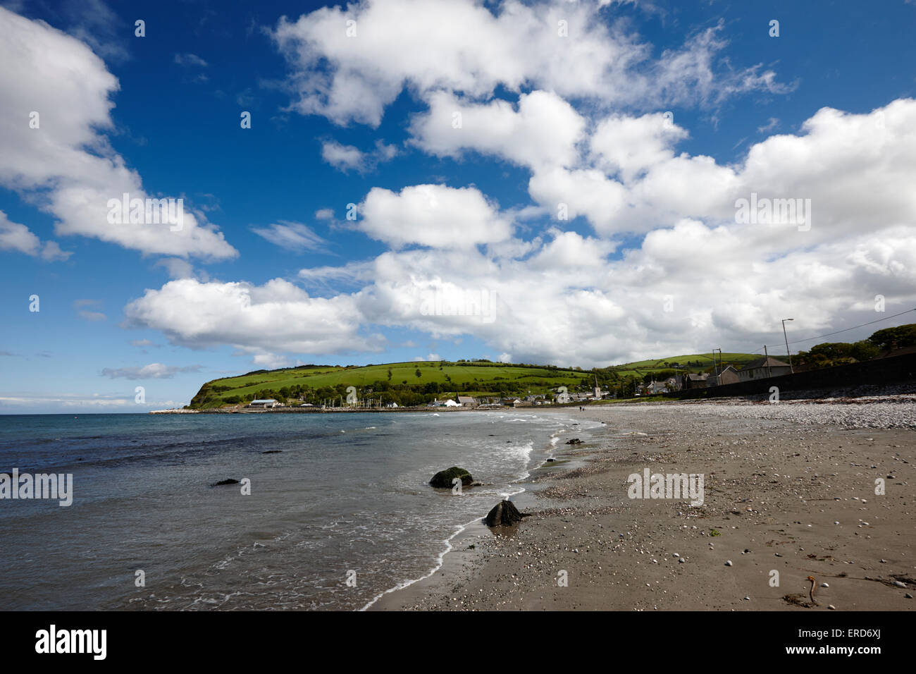 Glenarm beach County Antrim Northern Ireland UK Stock Photo Alamy