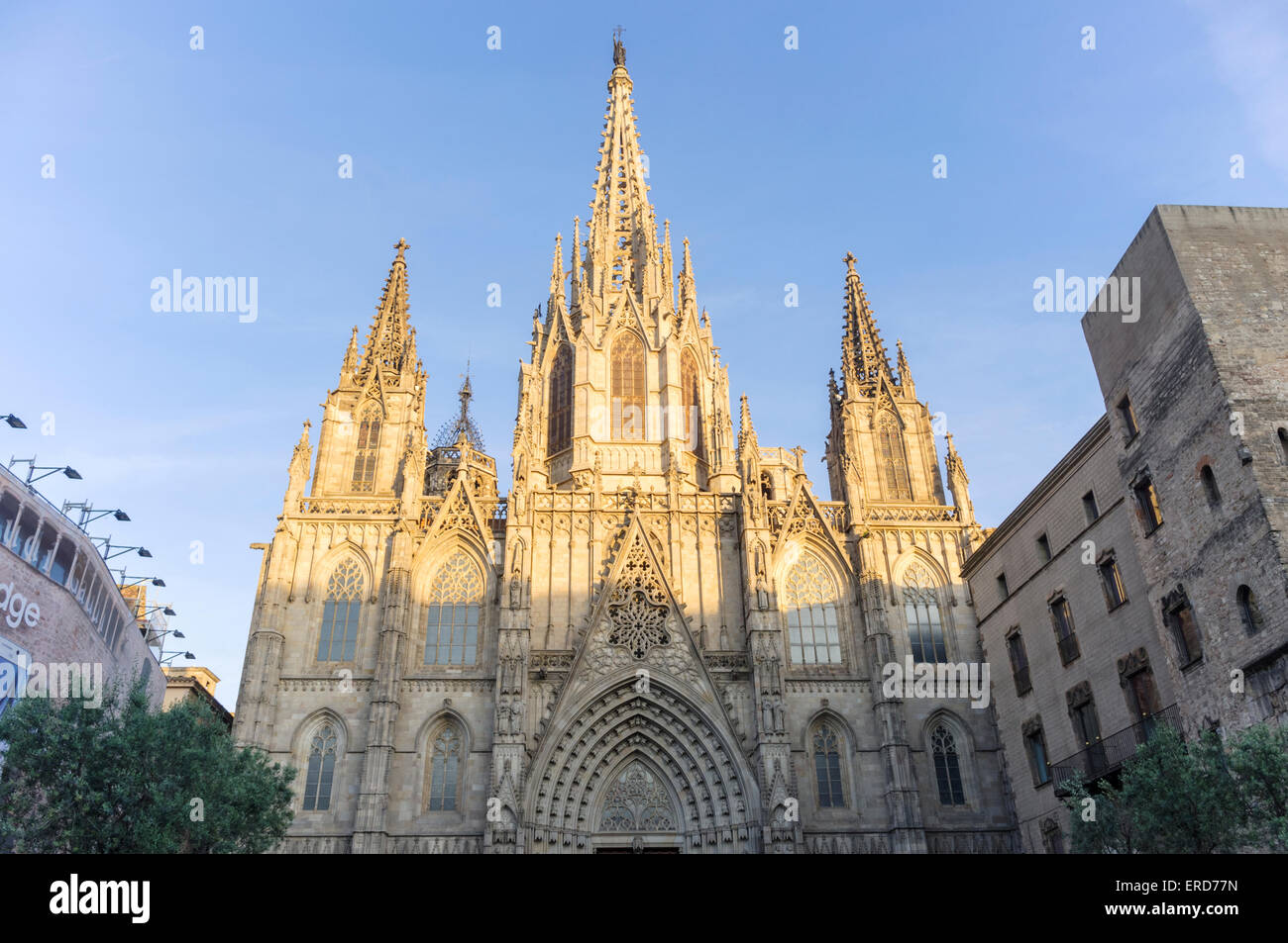 Gothic cathedral, Barcelona, Spain Stock Photo Alamy