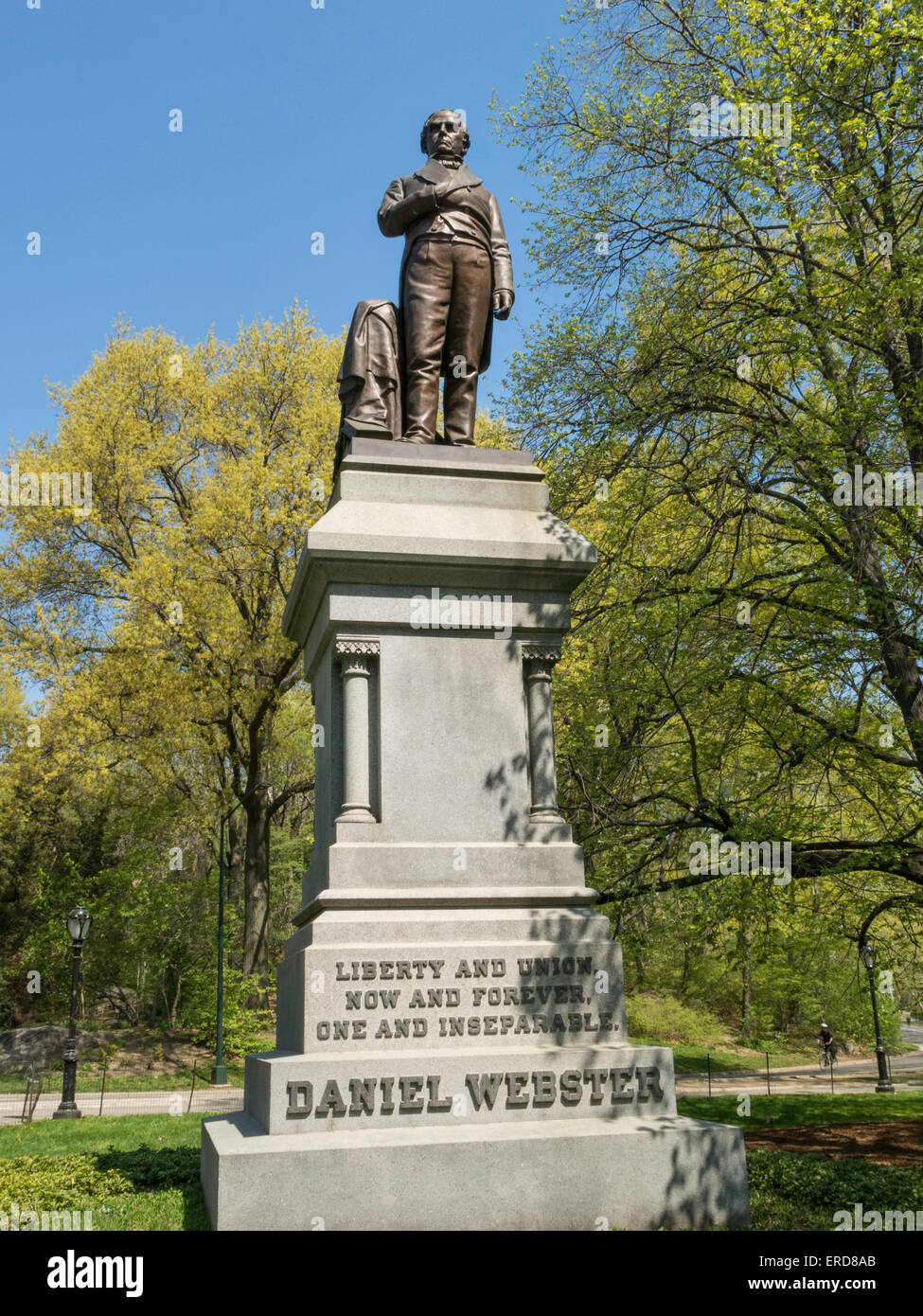 Statue of Daniel Webster, Central Park, NYC Stock Photo Alamy
